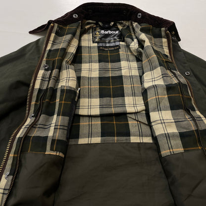 【中古品】【メンズ】 Barbour バブアー BEDALE WAXED JACKET 1602128 ビデイル オイルドジャケット アウター 144-260817-ss-13-tei サイズ：C36 カラー：カーキ 万代Net店
