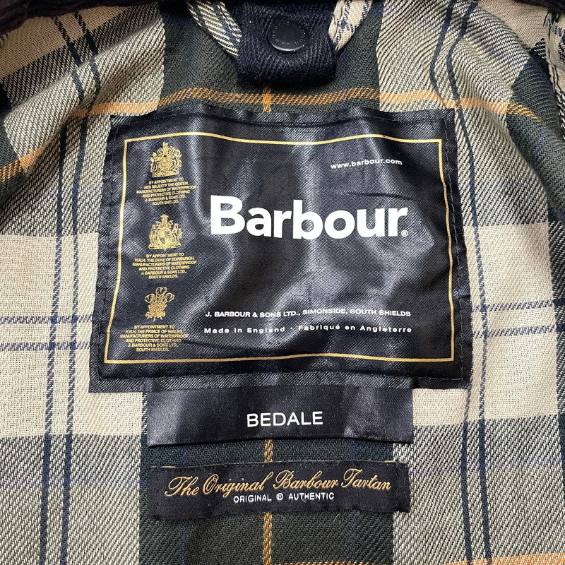 【中古品】【メンズ】 Barbour バブアー BEDALE WAXED JACKET 1602128 ビデイル オイルドジャケット アウター 144-260817-ss-13-tei サイズ：C36 カラー：カーキ 万代Net店