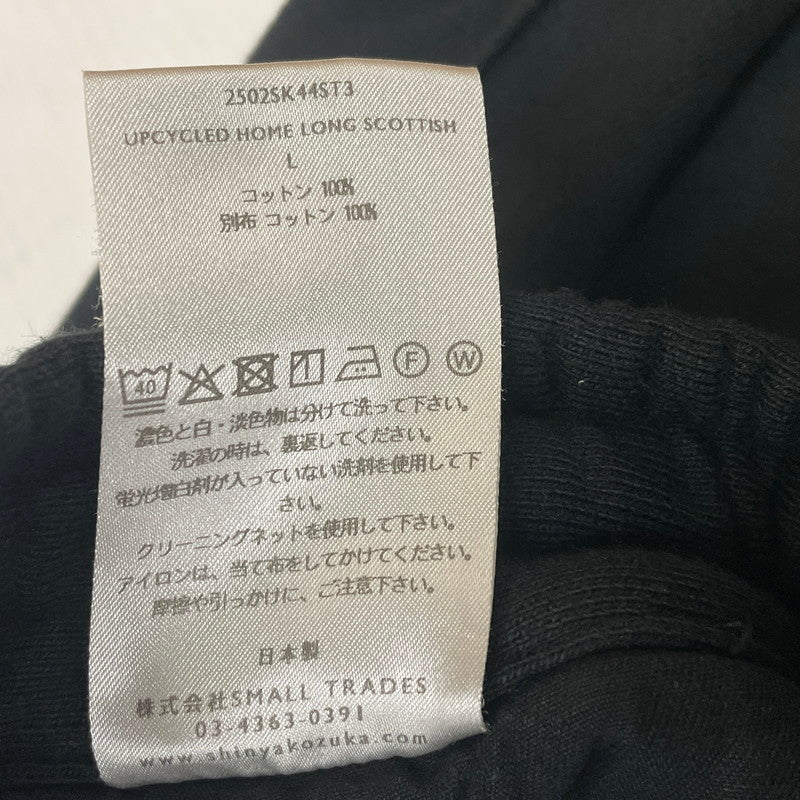 【中古品】【メンズ】 SHINYAKOZUKA シンヤコヅカ UPCYCLED HOME LONG SCOTTISH 2502SK44ST3 アップサイクル ホーム ロゴ スコティッシュ ボトムス 151-260811-sa-13-tei サイズ：L カラー：ブラック 万代Net店