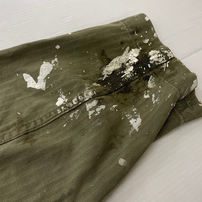 【現状渡し品】【メンズ】 U.S. ARMY アメリカ軍 40's VINTAGE M-43 HBT JACKET 40年代 ヴィンテージ ヘリンボーンツイル ジャケット アウター 145-260811-sa-04-tei サイズ：不明 カラー：カーキ 万代Net店
