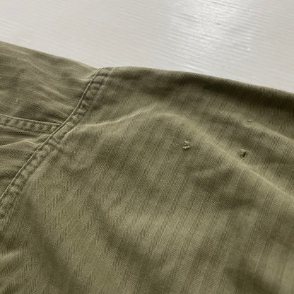 【現状渡し品】【メンズ】 U.S. ARMY アメリカ軍 40's VINTAGE M-43 HBT JACKET 40年代 ヴィンテージ ヘリンボーンツイル ジャケット アウター 145-260811-sa-04-tei サイズ：不明 カラー：カーキ 万代Net店