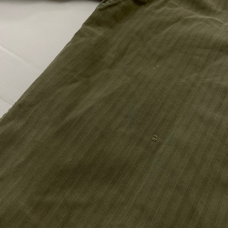 【現状渡し品】【メンズ】 U.S. ARMY アメリカ軍 40's VINTAGE M-43 HBT JACKET 40年代 ヴィンテージ ヘリンボーンツイル ジャケット アウター 145-260811-sa-04-tei サイズ：不明 カラー：カーキ 万代Net店