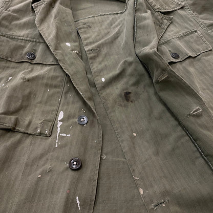 【現状渡し品】【メンズ】 U.S. ARMY アメリカ軍 40's VINTAGE M-43 HBT JACKET 40年代 ヴィンテージ ヘリンボーンツイル ジャケット アウター 145-260811-sa-04-tei サイズ：不明 カラー：カーキ 万代Net店