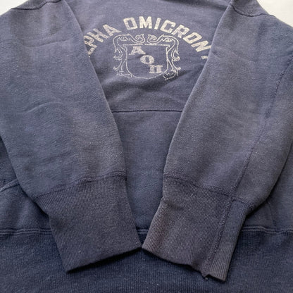 【現状渡し品】【メンズ】 UNKNOW 50's～60's VINTAGE ALPHA OMICRON PI HOODIE 50年代～60年代 ヴィンテージ アルファ オミクロン パイ フーディー 長袖 トップス プルオーバーパーカー 145-260811-sa-02-tei サイズ：不明 カラー：ネイビー 万代Net店