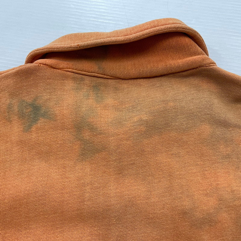 【現状渡し品】【メンズ】 JOCKEY ジョッキー 70's～80's HALF ZIP S/S SWEAT 70年代～80年代 ハーフ ジップ ショートスリーブ スウェット 長袖 トップス トレーナー 145-260811-sa-09-tei サイズ：L カラー：オレンジ 万代Net店