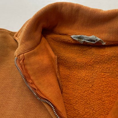 【現状渡し品】【メンズ】 JOCKEY ジョッキー 70's～80's HALF ZIP S/S SWEAT 70年代～80年代 ハーフ ジップ ショートスリーブ スウェット 長袖 トップス トレーナー 145-260811-sa-09-tei サイズ：L カラー：オレンジ 万代Net店