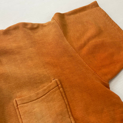 【現状渡し品】【メンズ】 JOCKEY ジョッキー 70's～80's HALF ZIP S/S SWEAT 70年代～80年代 ハーフ ジップ ショートスリーブ スウェット 長袖 トップス トレーナー 145-260811-sa-09-tei サイズ：L カラー：オレンジ 万代Net店