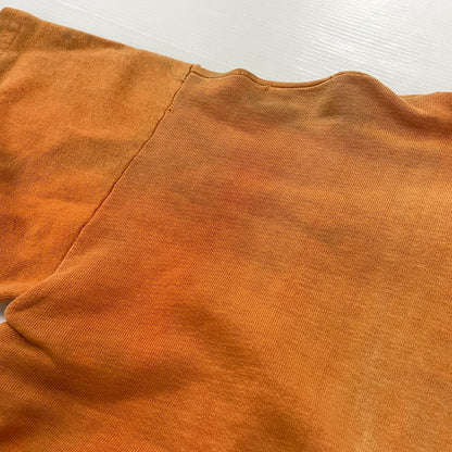 【現状渡し品】【メンズ】 JOCKEY ジョッキー 70's～80's HALF ZIP S/S SWEAT 70年代～80年代 ハーフ ジップ ショートスリーブ スウェット 長袖 トップス トレーナー 145-260811-sa-09-tei サイズ：L カラー：オレンジ 万代Net店