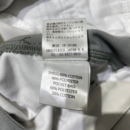 【中古品】【メンズ】 UNDEFEATED アンディフィーテッド BULL DENIM CHINO 50133 ブル デニム チノパンツ ボトムス 153-260915-yo-13-teih サイズ：34 カラー：グレー 万代Net店