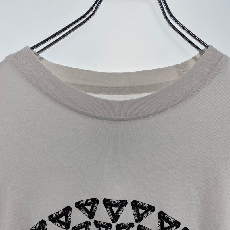 【中古品】【メンズ】 Palace Skateboards パレス スケートボード SWIRLY SS TEE トライアングルロゴ Tシャツ 142-260822-nm-31-tei サイズ：XL カラー：ホワイト 万代Net店