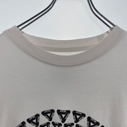 【中古品】【メンズ】 Palace Skateboards パレス スケートボード SWIRLY SS TEE トライアングルロゴ Tシャツ 142-260822-nm-31-tei サイズ：XL カラー：ホワイト 万代Net店
