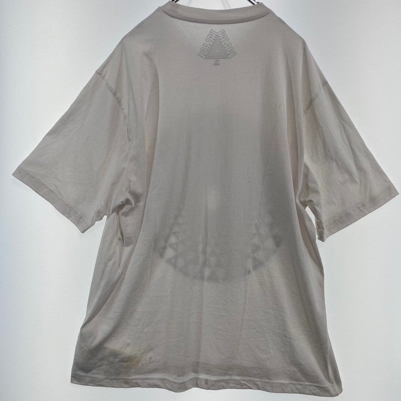 【中古品】【メンズ】 Palace Skateboards パレス スケートボード SWIRLY SS TEE トライアングルロゴ Tシャツ 142-260822-nm-31-tei サイズ：XL カラー：ホワイト 万代Net店