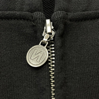 【中古品】【レディース】 9090 ナインティナインティ King LOGO ZIP HOODIE NN2195 キング ロゴ ジップ フーディー 長袖 トップス ジップパーカー 170-260811-sa-01-tei サイズ：L カラー：ブラック 万代Net店