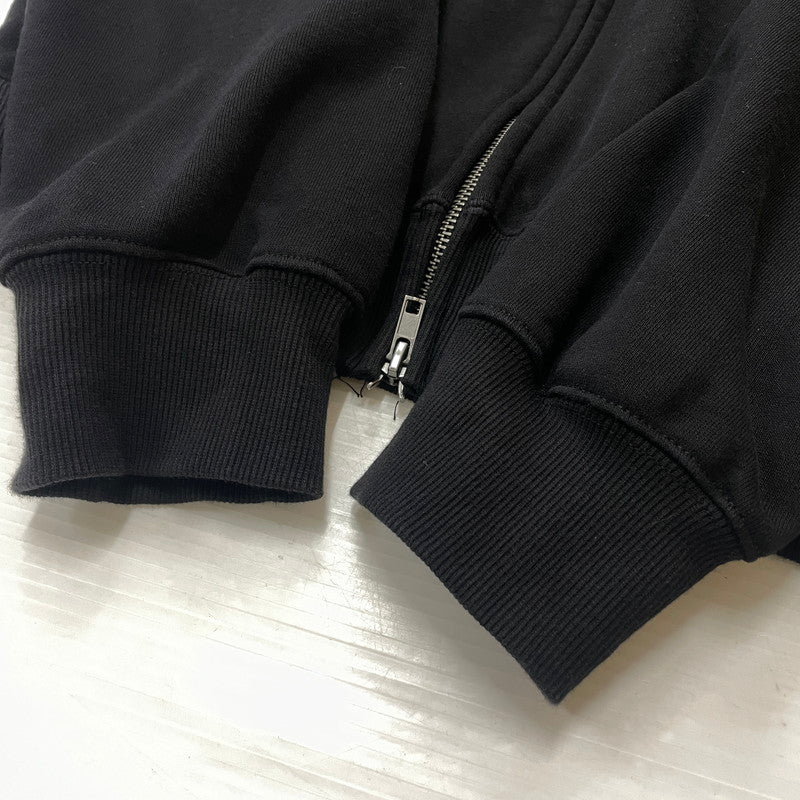 【中古品】【レディース】 9090 ナインティナインティ King LOGO ZIP HOODIE NN2195 キング ロゴ ジップ フーディー 長袖 トップス ジップパーカー 170-260811-sa-01-tei サイズ：L カラー：ブラック 万代Net店