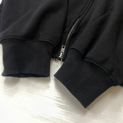 【中古品】【レディース】 9090 ナインティナインティ King LOGO ZIP HOODIE NN2195 キング ロゴ ジップ フーディー 長袖 トップス ジップパーカー 170-260811-sa-01-tei サイズ：L カラー：ブラック 万代Net店