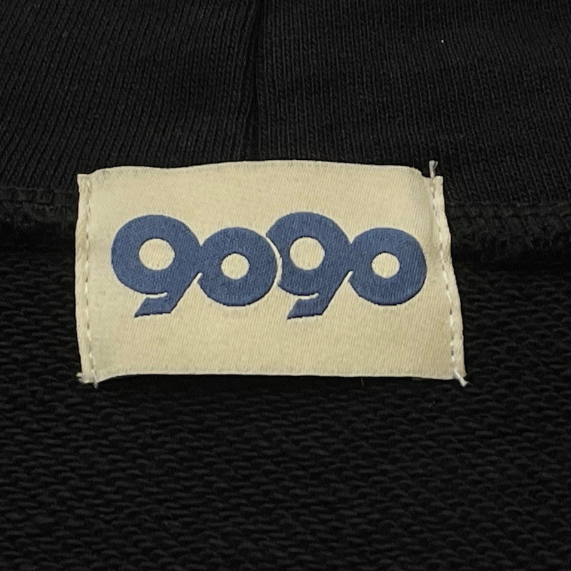 【中古品】【レディース】 9090 ナインティナインティ King LOGO ZIP HOODIE NN2195 キング ロゴ ジップ フーディー 長袖 トップス ジップパーカー 170-260811-sa-01-tei サイズ：L カラー：ブラック 万代Net店
