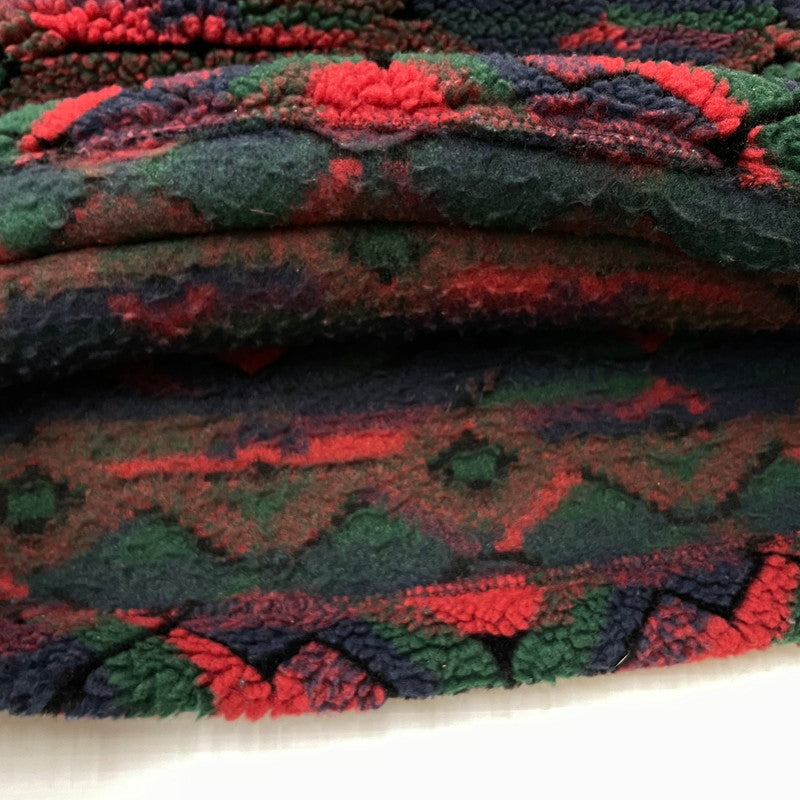 【中古品】【メンズ】 WOOL RICH ウール リッチ 90's BOA FLEECE ANORAK JACKET 90年代 ボア フリース アノラック ジャケット アウター USA製 144-260811-sa-08-tei サイズ：M カラー：総柄 万代Net店