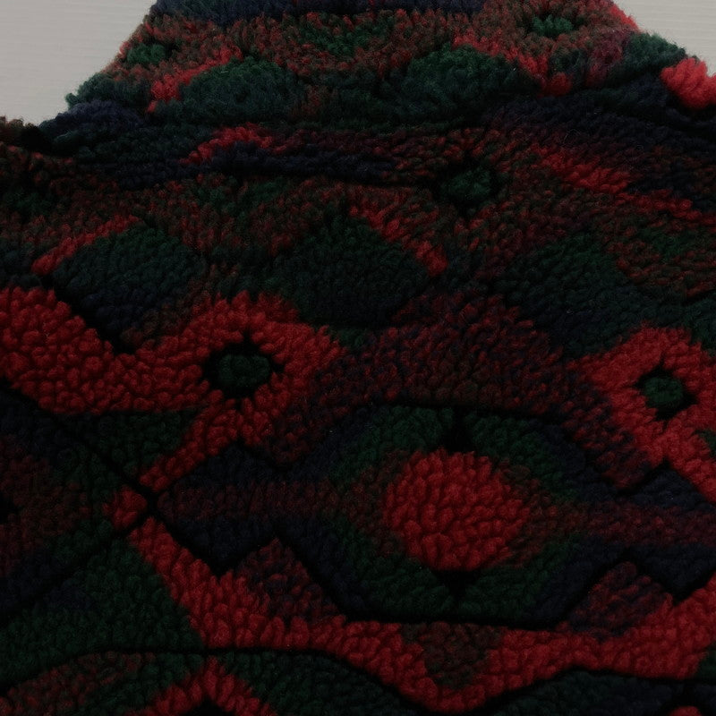 【中古品】【メンズ】 WOOL RICH ウール リッチ 90's BOA FLEECE ANORAK JACKET 90年代 ボア フリース アノラック ジャケット アウター USA製 144-260811-sa-08-tei サイズ：M カラー：総柄 万代Net店