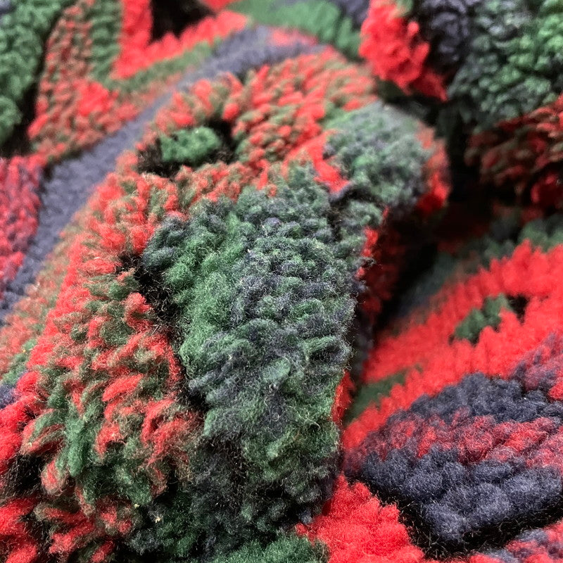 【中古品】【メンズ】 WOOL RICH ウール リッチ 90's BOA FLEECE ANORAK JACKET 90年代 ボア フリース アノラック ジャケット アウター USA製 144-260811-sa-08-tei サイズ：M カラー：総柄 万代Net店
