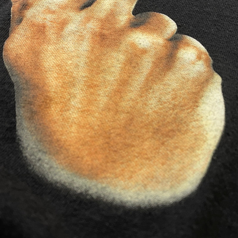 【中古品】【メンズ】 SPENCERS スペンサー 90's~00's FUCK HAND SIGN TEE 90年代～00年代 ファック ハンド サイン Tシャツ 半袖 トップス 145-260811-sa-11-tei サイズ：L カラー：ブラック 万代Net店