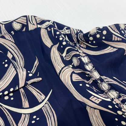 【中古品】【メンズ】 SUN SURF サンサーフ 50’s VINTAGE ALOHA SHIRT "KOA BORDER" SS36421 50年代 ヴィンテージ アロハ シャツ コア ボーダー アウター 復刻 145-260812-sa-04-tei サイズ：L カラー：ネイビー 万代Net店