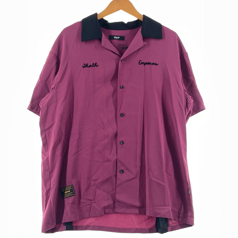 【中古品】【メンズ】 GALMB グラム × JOJO'S BIZARRE ADVENTURE ジョジョの奇妙な冒険 別注コラボ HOL HORSE& BOINGO SHIRT GB0224 JJ05 ホル ホースアンド ボインゴ シャツ 半袖 トップス 140-260812-sa-05-tei サイズ：M カラー：パープル 万代Net店