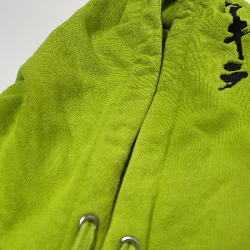 【中古品】【メンズ】 SUPREME シュプリーム 17AW AKIRA ARM HOODED SWEAT SHIRT 2017年秋冬 アキラ アームフーディー スウェット シャツ 長袖 トップス プルオーバーパーカー 149-260812-sa-07-tei サイズ：M カラー：ライム 万代Net店