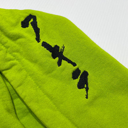 【中古品】【メンズ】 SUPREME シュプリーム 17AW AKIRA ARM HOODED SWEAT SHIRT 2017年秋冬 アキラ アームフーディー スウェット シャツ 長袖 トップス プルオーバーパーカー 149-260812-sa-07-tei サイズ：M カラー：ライム 万代Net店