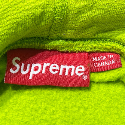 【中古品】【メンズ】 SUPREME シュプリーム 17AW AKIRA ARM HOODED SWEAT SHIRT 2017年秋冬 アキラ アームフーディー スウェット シャツ 長袖 トップス プルオーバーパーカー 149-260812-sa-07-tei サイズ：M カラー：ライム 万代Net店