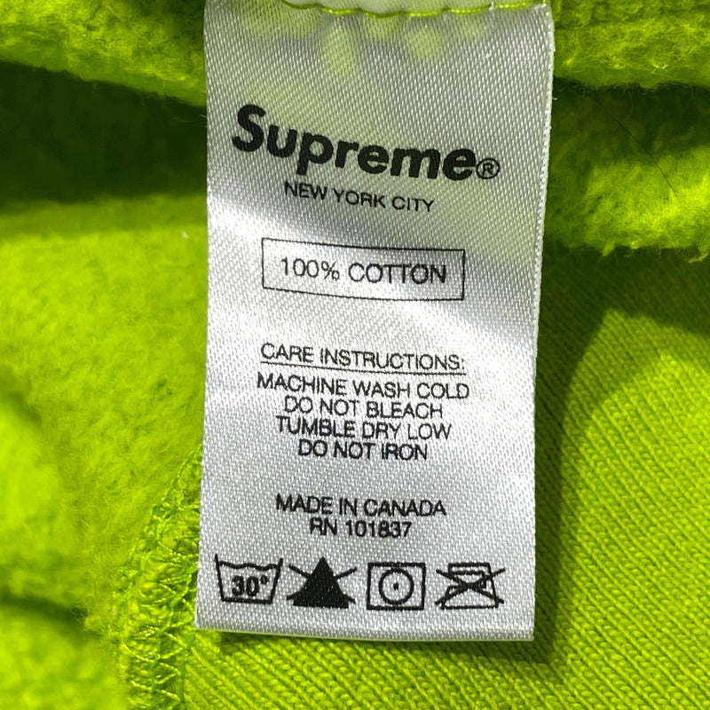 【中古品】【メンズ】 SUPREME シュプリーム 17AW AKIRA ARM HOODED SWEAT SHIRT 2017年秋冬 アキラ アームフーディー スウェット シャツ 長袖 トップス プルオーバーパーカー 149-260812-sa-07-tei サイズ：M カラー：ライム 万代Net店