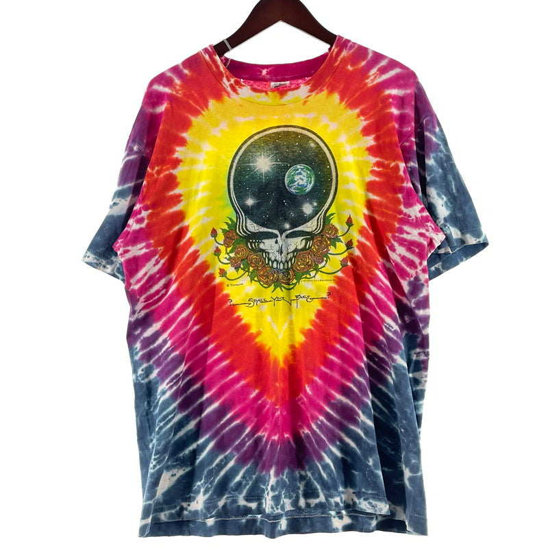 【現状渡し品】【メンズ】 FRUIT OF THE LOOM フルーツ オブ ザ ルーム 90's GRATEFUL DEAD SPACE YOUR FACE T-SHIRT 90年代 グレイトフル デッド スペース ユア フェイス Tシャツ 半袖 トップス 145-260812-sa-08-tei サイズ：L カラー：タイダイ 万代Net店