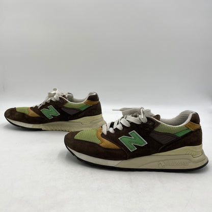 【中古品】【メンズ】 NEW BALANCE ニューバランス ABZORB SNEAKERS U998BG アブゾーブ スニーカー 靴 シューズ 162-260905-yo-07-teih サイズ：27.5cm カラー：ブラウン/グリーン 万代Net店