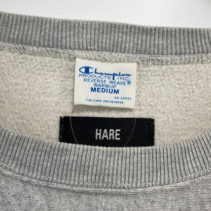 【中古品】【メンズ】 CHAMPION チャンピオン×HARE ハレ リバースウィーブスウェット 145-260818-nm-77-tei サイズ：M カラー：グレー 万代Net店