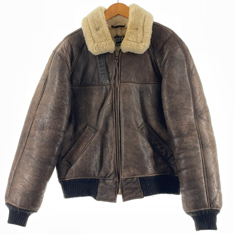 【現状渡し品】【メンズ】 SCHOTT ショット 70~80's VINTAGE B-6 JACKET 70～80年代 ヴィンテージ ジャケット アウター 145-260812-sa-01-tei サイズ：38 カラー：ブラウン 万代Net店