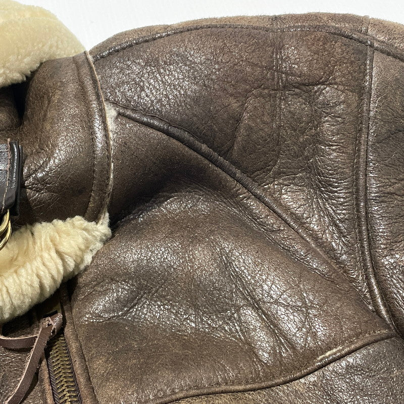 【現状渡し品】【メンズ】 SCHOTT ショット 70~80's VINTAGE B-6 JACKET 70～80年代 ヴィンテージ ジャケット アウター 145-260812-sa-01-tei サイズ：38 カラー：ブラウン 万代Net店
