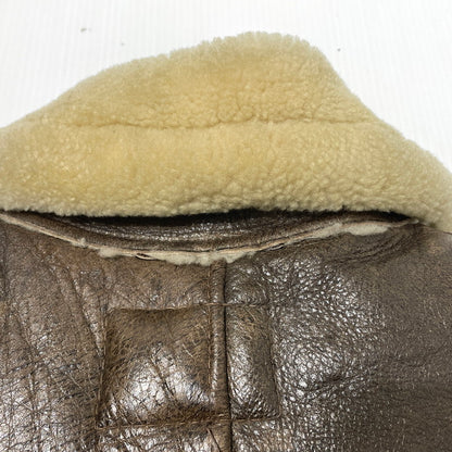 【現状渡し品】【メンズ】 SCHOTT ショット 70~80's VINTAGE B-6 JACKET 70～80年代 ヴィンテージ ジャケット アウター 145-260812-sa-01-tei サイズ：38 カラー：ブラウン 万代Net店