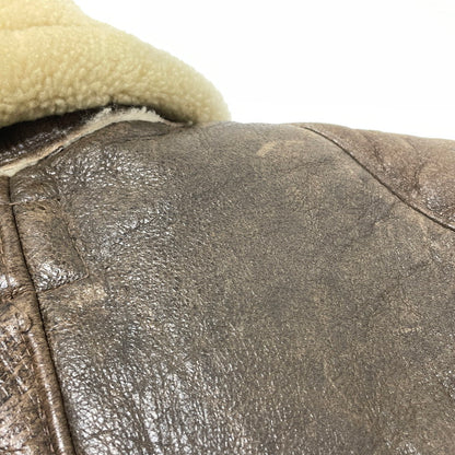【現状渡し品】【メンズ】 SCHOTT ショット 70~80's VINTAGE B-6 JACKET 70～80年代 ヴィンテージ ジャケット アウター 145-260812-sa-01-tei サイズ：38 カラー：ブラウン 万代Net店