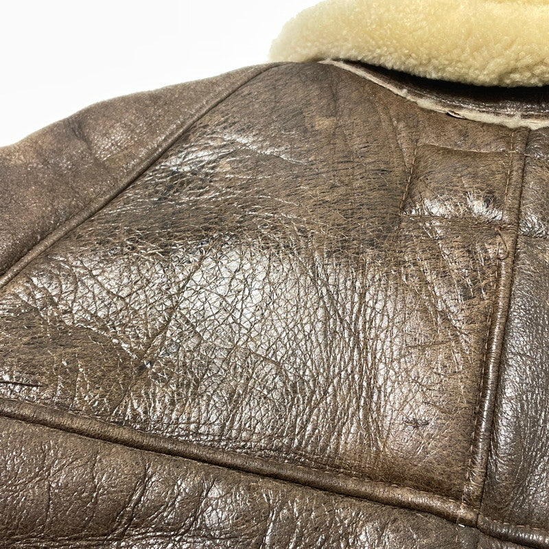 【現状渡し品】【メンズ】 SCHOTT ショット 70~80's VINTAGE B-6 JACKET 70～80年代 ヴィンテージ ジャケット アウター 145-260812-sa-01-tei サイズ：38 カラー：ブラウン 万代Net店