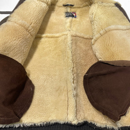 【現状渡し品】【メンズ】 SCHOTT ショット 70~80's VINTAGE B-6 JACKET 70～80年代 ヴィンテージ ジャケット アウター 145-260812-sa-01-tei サイズ：38 カラー：ブラウン 万代Net店