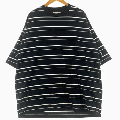 【中古品】【メンズ】 MARKA マーカ BORDER TEE S/S M21A-15CS01B ボーダー Tシャツ ショートスリーブ 半袖 トップス 140-260812-sa-13-tei サイズ：3 カラー：ブラック 万代Net店