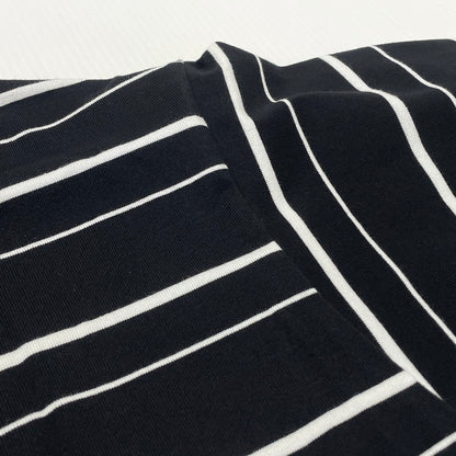 【中古品】【メンズ】 MARKA マーカ BORDER TEE S/S M21A-15CS01B ボーダー Tシャツ ショートスリーブ 半袖 トップス 140-260812-sa-13-tei サイズ：3 カラー：ブラック 万代Net店