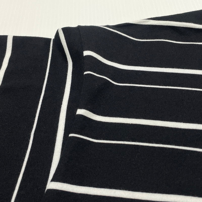 【中古品】【メンズ】 MARKA マーカ BORDER TEE S/S M21A-15CS01B ボーダー Tシャツ ショートスリーブ 半袖 トップス 140-260812-sa-13-tei サイズ：3 カラー：ブラック 万代Net店