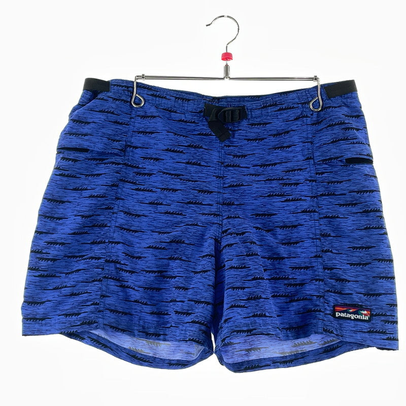 【中古品】【メンズ】 PATAGONIA パタゴニア 90’s RIVER SHORTS 90年代 リバー ショーツ ボトムス 波タグ 155-260812-sa-14-tei サイズ：M カラー：ブルー 万代Net店