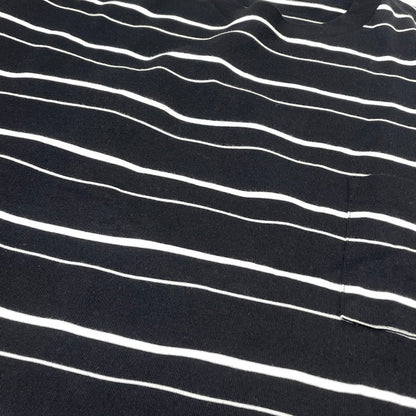 【中古品】【メンズ】 MARKA マーカ BORDER TEE S/S M21A-15CS01B ボーダー Tシャツ ショートスリーブ 半袖 トップス 140-260812-sa-13-tei サイズ：3 カラー：ブラック 万代Net店