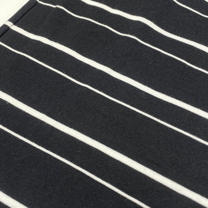 【中古品】【メンズ】 MARKA マーカ BORDER TEE S/S M21A-15CS01B ボーダー Tシャツ ショートスリーブ 半袖 トップス 140-260812-sa-13-tei サイズ：3 カラー：ブラック 万代Net店