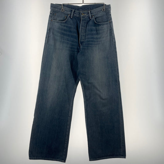 【中古品】【メンズ】 GRAPHPAPER グラフペーパー SELVAGE DENIM FIVE POCKET WIDE STRAIGHT PANTS GU261-40059LB サルベージ デニム ファイブ ポケット ワイド ストレート パンツ ボトムス 151-260812-sa-19-tei サイズ：2 カラー：インディゴ 万代Net店