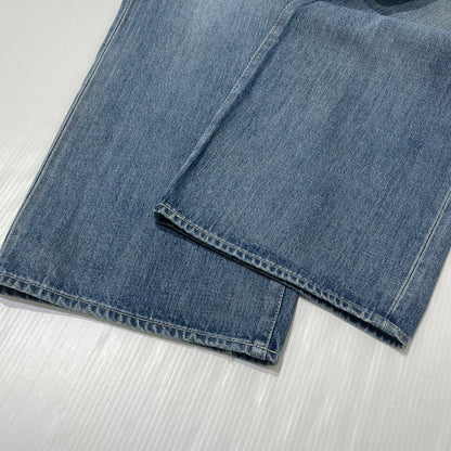 【中古品】【メンズ】 GRAPHPAPER グラフペーパー SELVAGE DENIM FIVE POCKET WIDE STRAIGHT PANTS GU261-40059LB サルベージ デニム ファイブ ポケット ワイド ストレート パンツ ボトムス 151-260812-sa-19-tei サイズ：2 カラー：インディゴ 万代Net店
