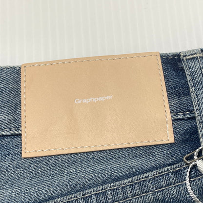 【中古品】【メンズ】 GRAPHPAPER グラフペーパー SELVAGE DENIM FIVE POCKET WIDE STRAIGHT PANTS GU261-40059LB サルベージ デニム ファイブ ポケット ワイド ストレート パンツ ボトムス 151-260812-sa-19-tei サイズ：2 カラー：インディゴ 万代Net店