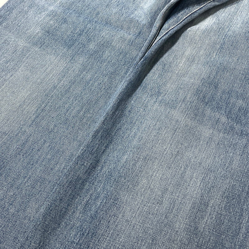 【中古品】【メンズ】 GRAPHPAPER グラフペーパー SELVAGE DENIM FIVE POCKET WIDE STRAIGHT PANTS GU261-40059LB サルベージ デニム ファイブ ポケット ワイド ストレート パンツ ボトムス 151-260812-sa-19-tei サイズ：2 カラー：インディゴ 万代Net店