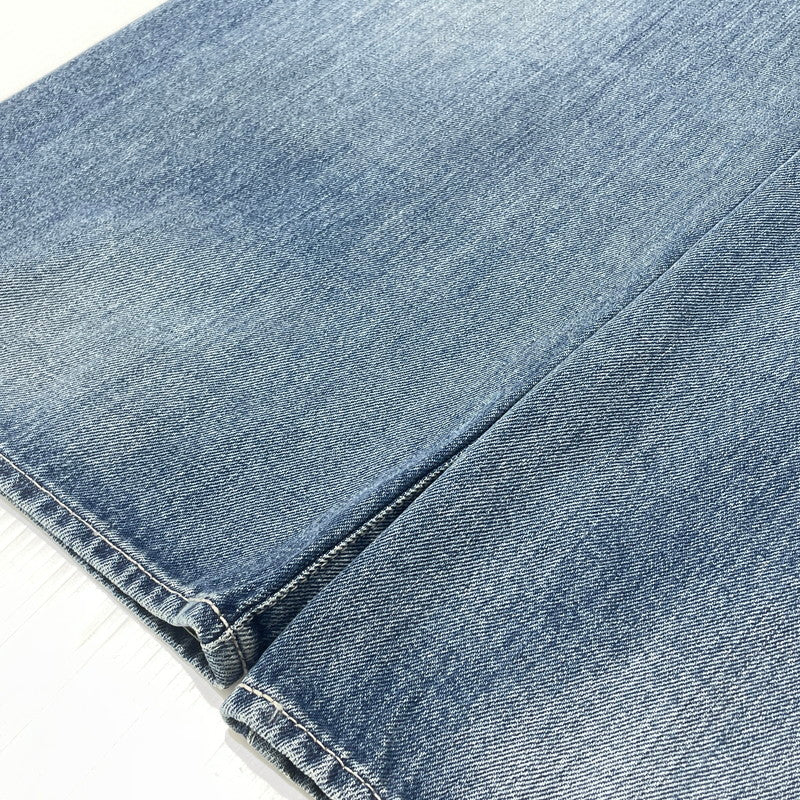 【中古品】【メンズ】 GRAPHPAPER グラフペーパー SELVAGE DENIM FIVE POCKET WIDE STRAIGHT PANTS GU261-40059LB サルベージ デニム ファイブ ポケット ワイド ストレート パンツ ボトムス 151-260812-sa-19-tei サイズ：2 カラー：インディゴ 万代Net店